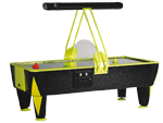 Sam Cosmic Fast Track Air Hockey Table 8 Foot UV Reflective